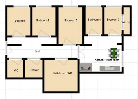 Apartment In Jiriho Z Podebrad Prague 0*,